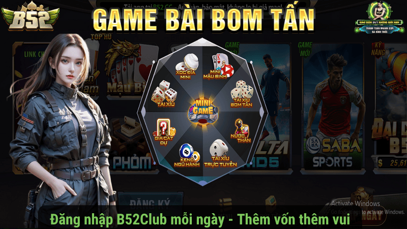 Đăng nhập B52Club mỗi ngày - Thêm vốn thêm vui