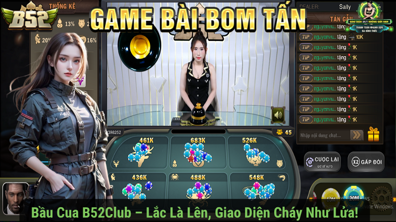 Bầu Cua B52Club – Lắc Là Lên, Giao Diện Cháy Như Lửa!